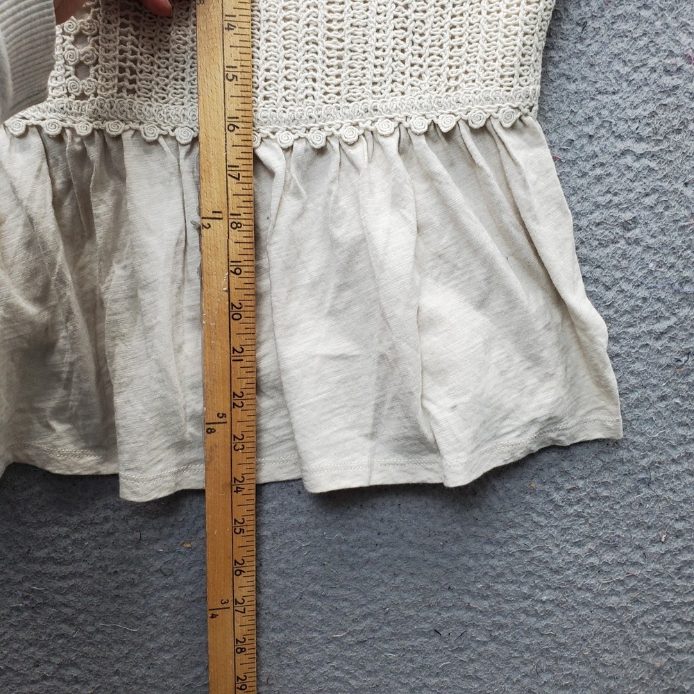 Lot of 2 Old Navy Crop Tank Top Womens 2X Multicolor Crochet Bodice Flowing Hem - Picture 5 of 13